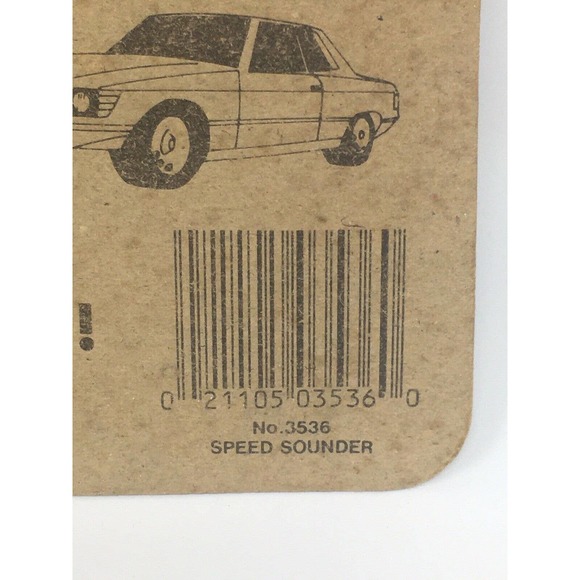 NIP Vintage Blue Box Speed Sounder Die Cast Blue Flame Car #3536 Macau NEW 1974 - Picture 7 of 12